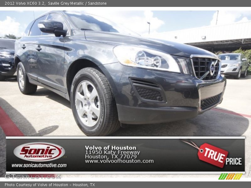 Saville Grey Metallic / Sandstone 2012 Volvo XC60 3.2