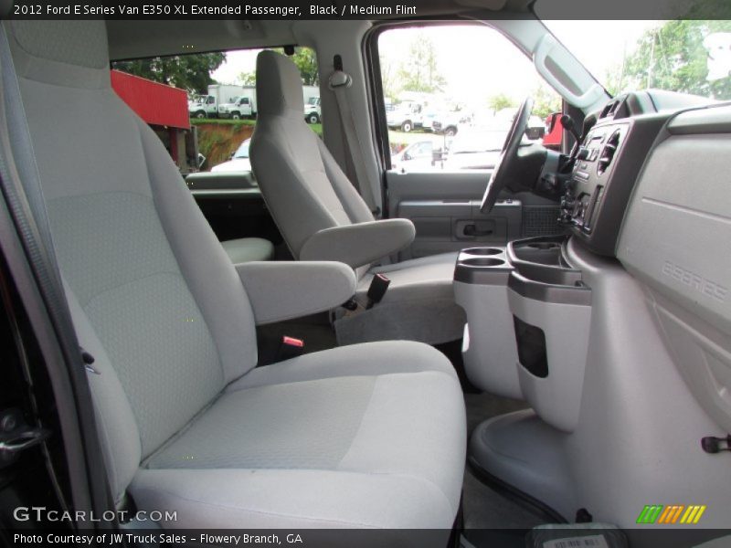 Black / Medium Flint 2012 Ford E Series Van E350 XL Extended Passenger