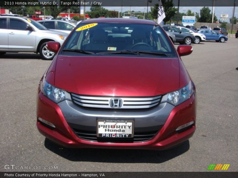 Tango Red Pearl / Gray 2010 Honda Insight Hybrid EX