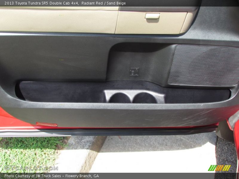 Radiant Red / Sand Beige 2013 Toyota Tundra SR5 Double Cab 4x4