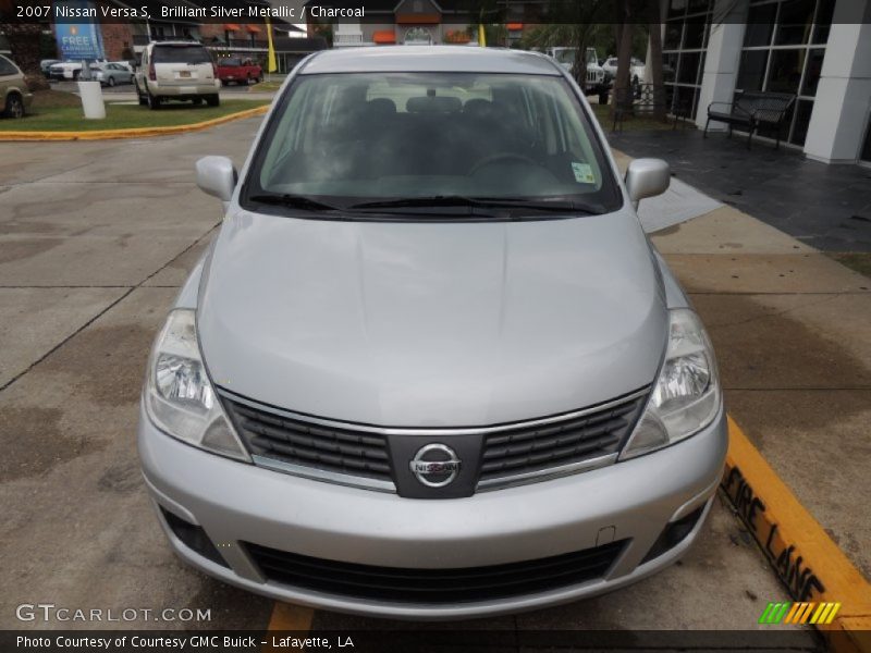 Brilliant Silver Metallic / Charcoal 2007 Nissan Versa S