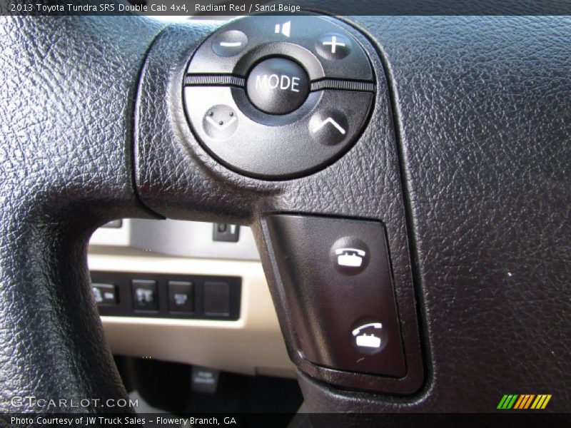 Radiant Red / Sand Beige 2013 Toyota Tundra SR5 Double Cab 4x4