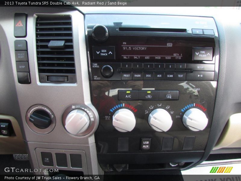 Radiant Red / Sand Beige 2013 Toyota Tundra SR5 Double Cab 4x4