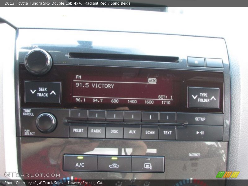 Radiant Red / Sand Beige 2013 Toyota Tundra SR5 Double Cab 4x4