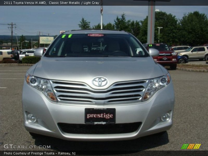 Classic Silver Metallic / Light Gray 2011 Toyota Venza I4 AWD