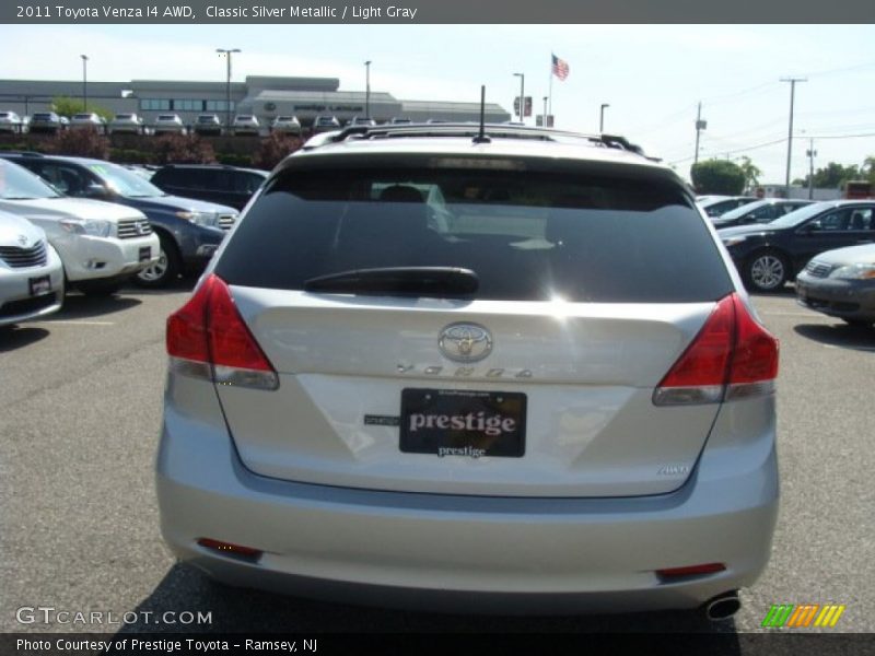 Classic Silver Metallic / Light Gray 2011 Toyota Venza I4 AWD