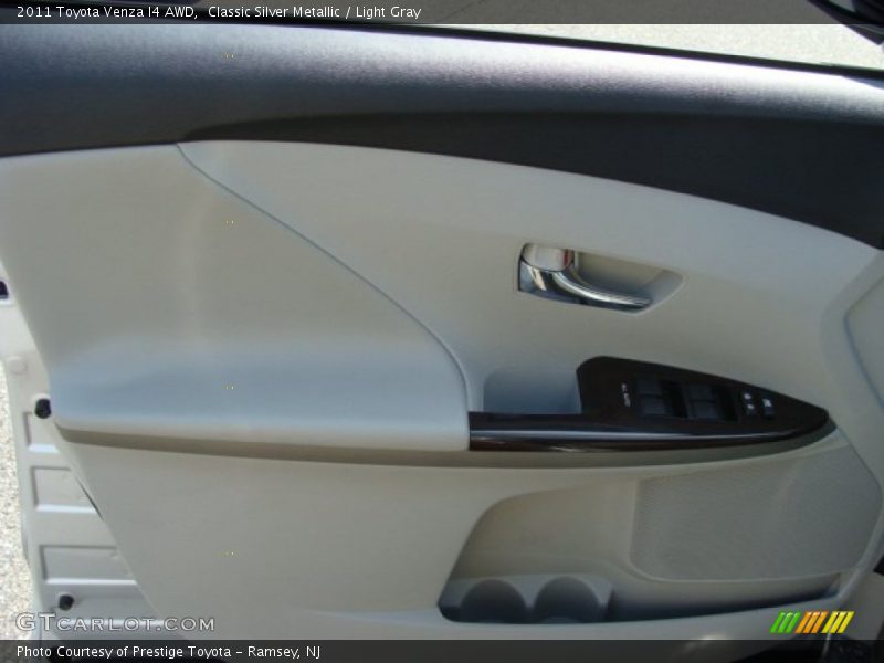 Classic Silver Metallic / Light Gray 2011 Toyota Venza I4 AWD