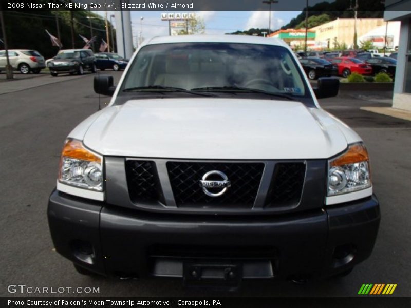 Blizzard White / Almond 2008 Nissan Titan XE King Cab 4x4