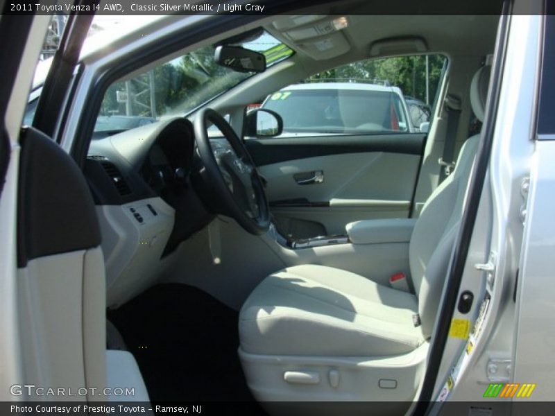 Classic Silver Metallic / Light Gray 2011 Toyota Venza I4 AWD