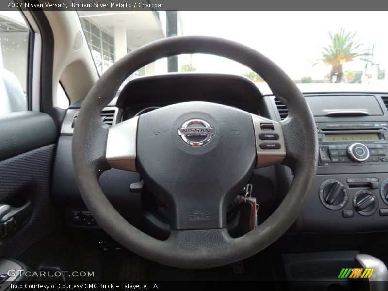 Brilliant Silver Metallic / Charcoal 2007 Nissan Versa S