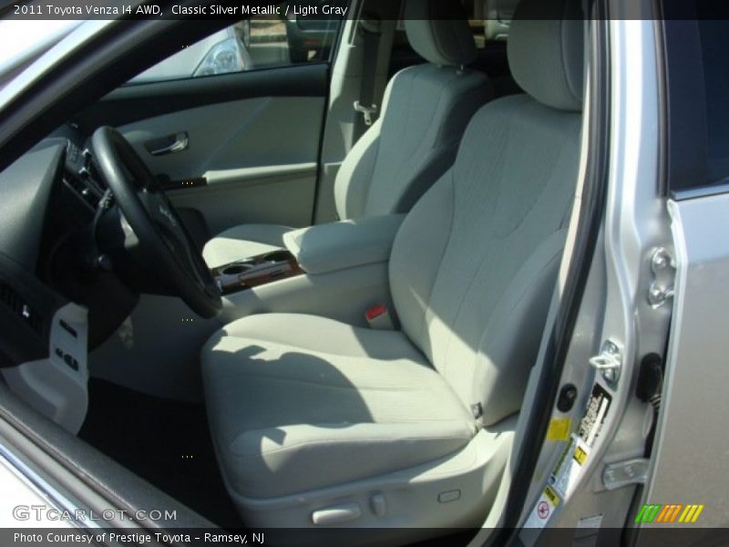Classic Silver Metallic / Light Gray 2011 Toyota Venza I4 AWD