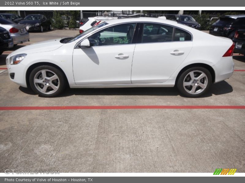 Ice White / Soft Beige 2012 Volvo S60 T5