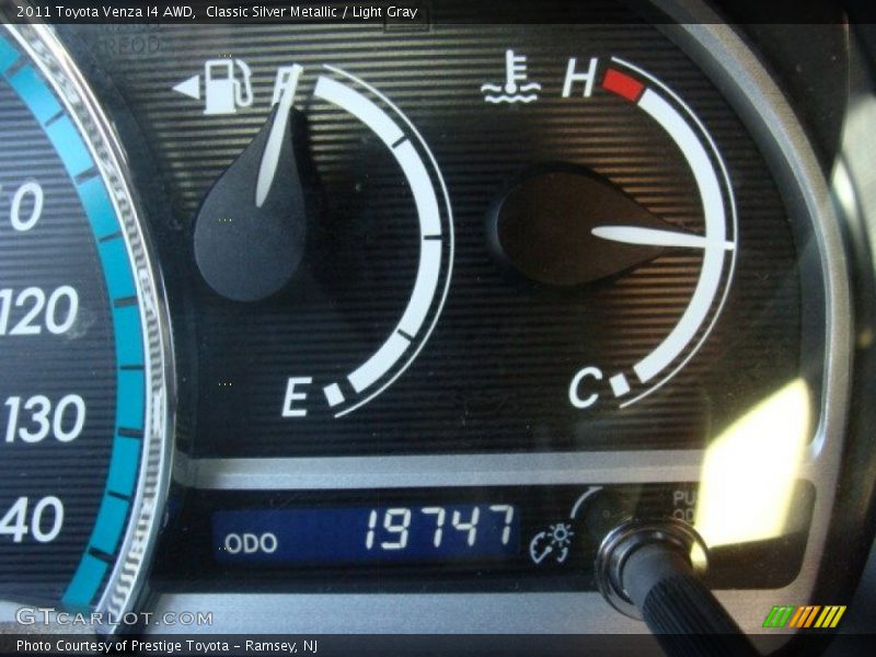 Classic Silver Metallic / Light Gray 2011 Toyota Venza I4 AWD
