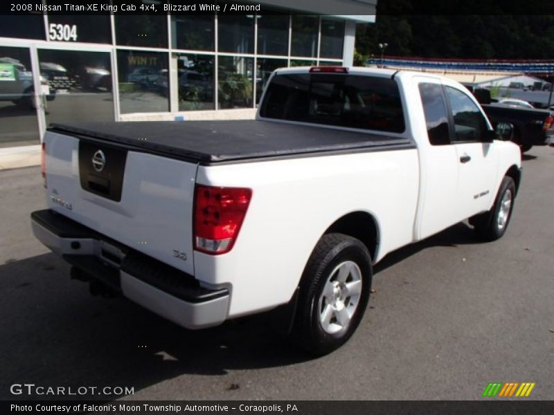 Blizzard White / Almond 2008 Nissan Titan XE King Cab 4x4