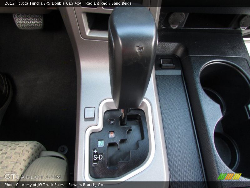 Radiant Red / Sand Beige 2013 Toyota Tundra SR5 Double Cab 4x4