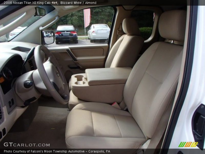Blizzard White / Almond 2008 Nissan Titan XE King Cab 4x4