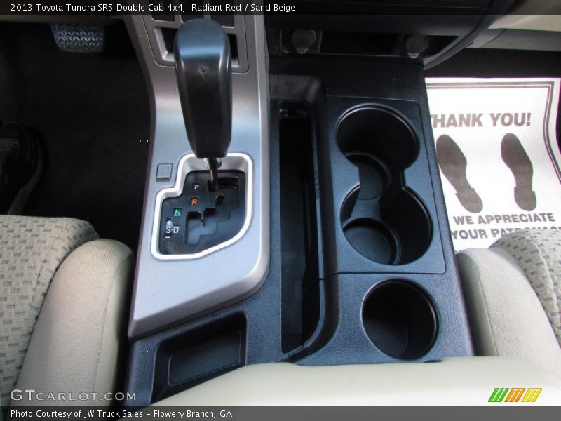 Radiant Red / Sand Beige 2013 Toyota Tundra SR5 Double Cab 4x4