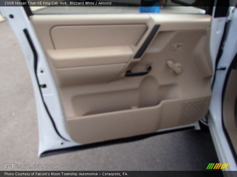Blizzard White / Almond 2008 Nissan Titan XE King Cab 4x4