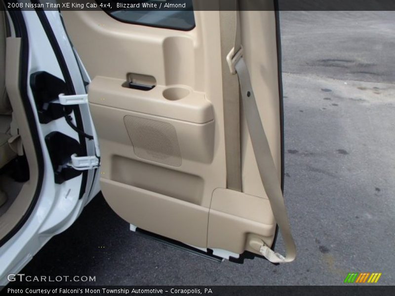 Blizzard White / Almond 2008 Nissan Titan XE King Cab 4x4
