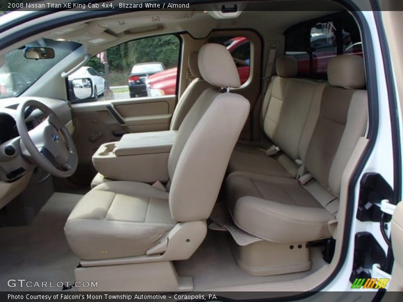Blizzard White / Almond 2008 Nissan Titan XE King Cab 4x4