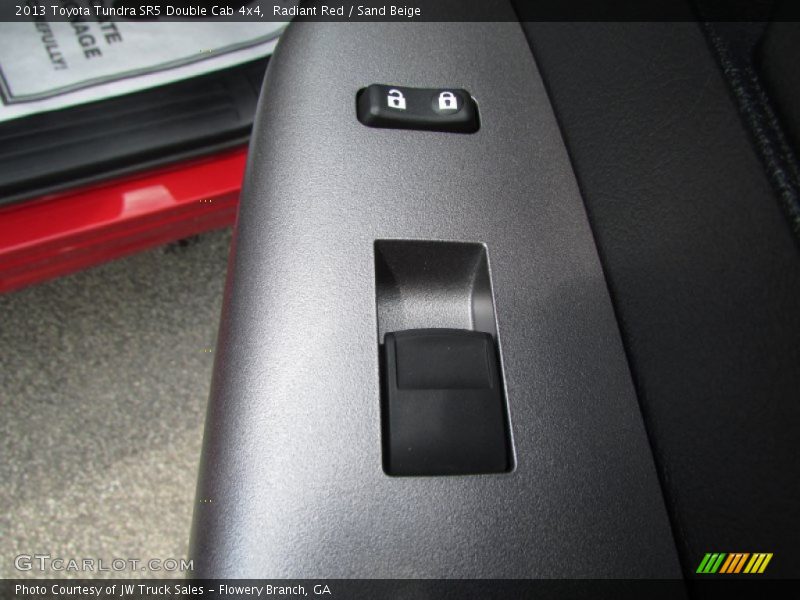 Radiant Red / Sand Beige 2013 Toyota Tundra SR5 Double Cab 4x4