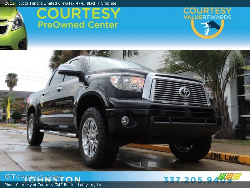Black / Graphite 2012 Toyota Tundra Limited CrewMax 4x4