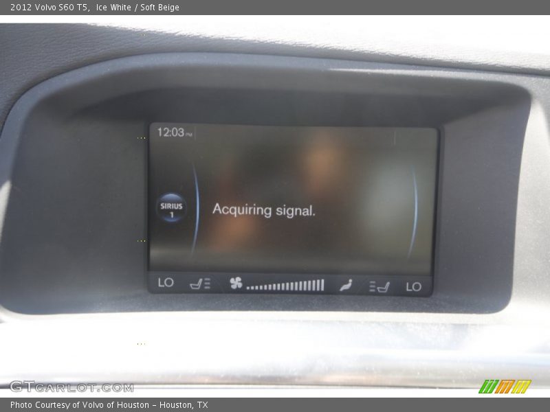 Ice White / Soft Beige 2012 Volvo S60 T5
