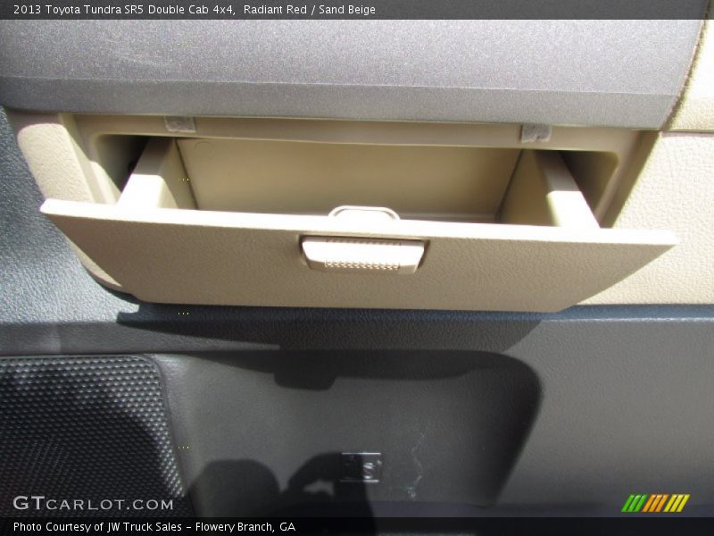 Radiant Red / Sand Beige 2013 Toyota Tundra SR5 Double Cab 4x4