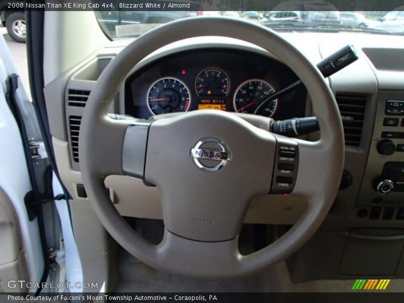 Blizzard White / Almond 2008 Nissan Titan XE King Cab 4x4