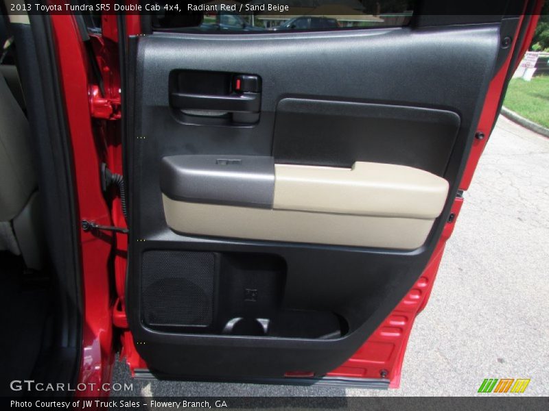 Radiant Red / Sand Beige 2013 Toyota Tundra SR5 Double Cab 4x4