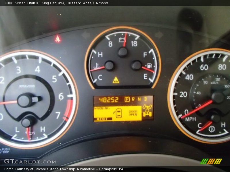 Blizzard White / Almond 2008 Nissan Titan XE King Cab 4x4