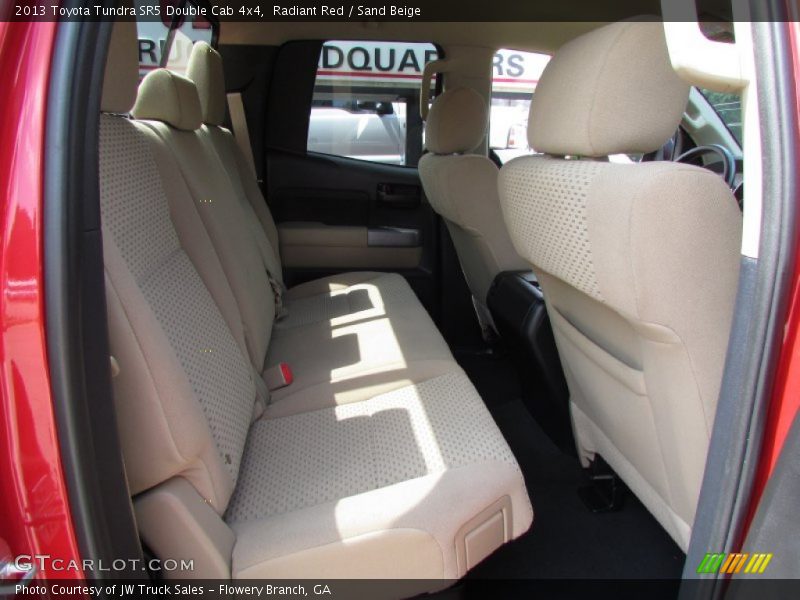 Radiant Red / Sand Beige 2013 Toyota Tundra SR5 Double Cab 4x4