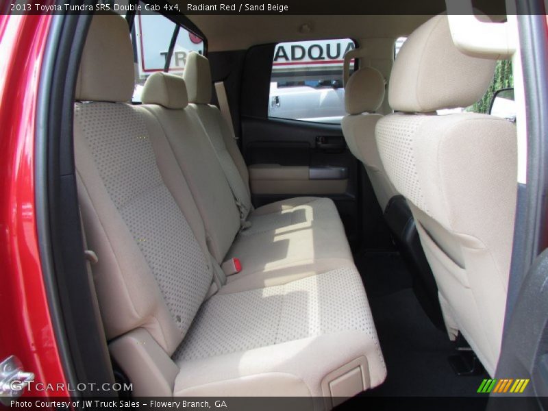 Radiant Red / Sand Beige 2013 Toyota Tundra SR5 Double Cab 4x4