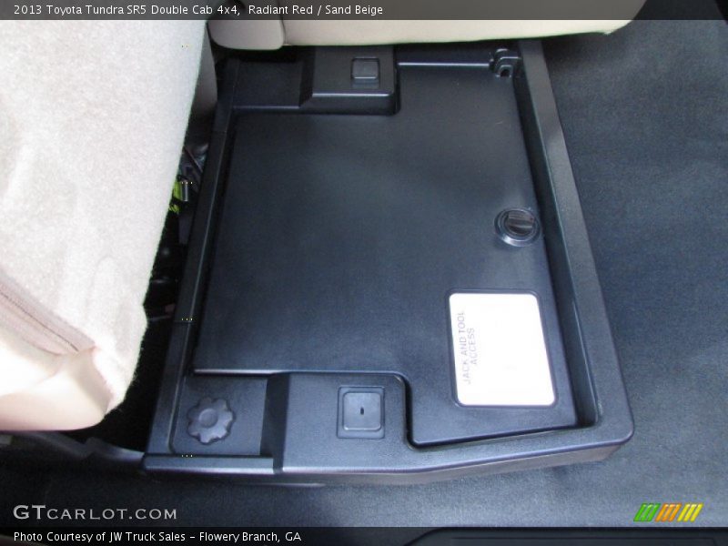 Radiant Red / Sand Beige 2013 Toyota Tundra SR5 Double Cab 4x4
