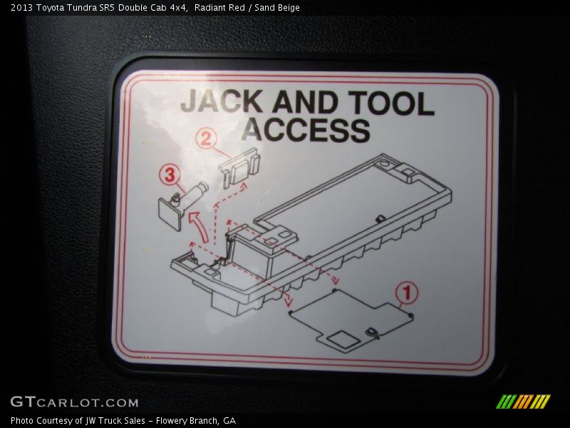 Radiant Red / Sand Beige 2013 Toyota Tundra SR5 Double Cab 4x4