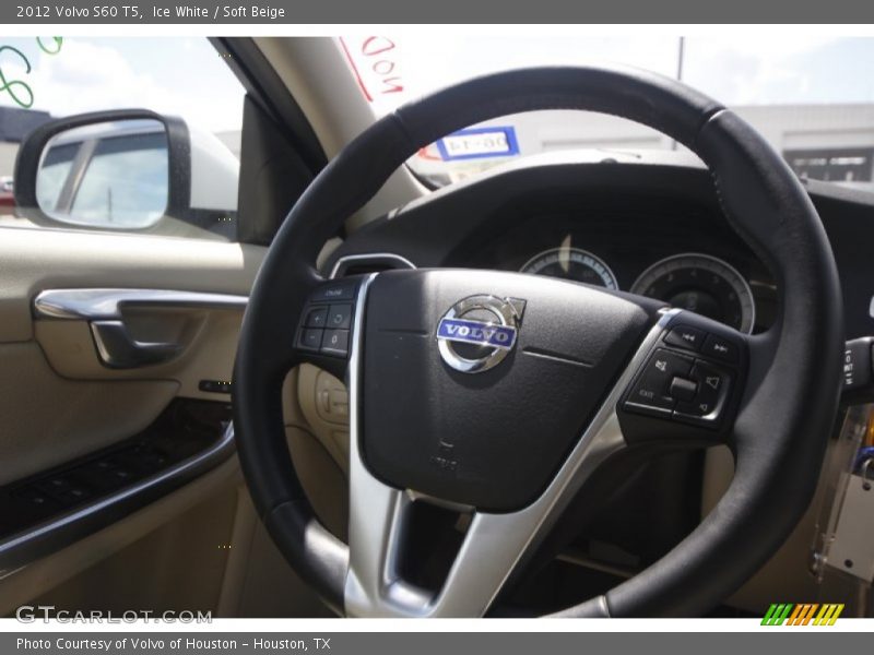 Ice White / Soft Beige 2012 Volvo S60 T5
