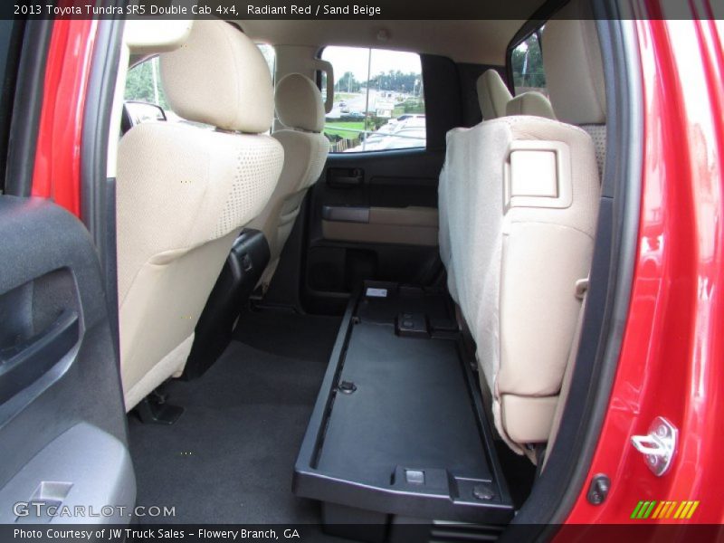 Radiant Red / Sand Beige 2013 Toyota Tundra SR5 Double Cab 4x4