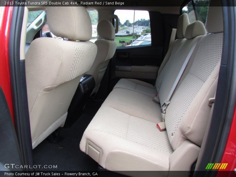 Radiant Red / Sand Beige 2013 Toyota Tundra SR5 Double Cab 4x4