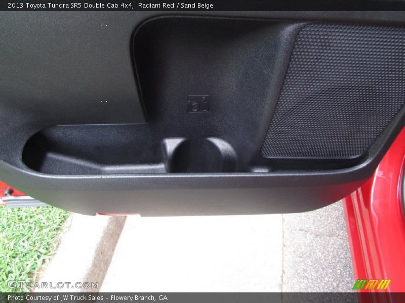 Radiant Red / Sand Beige 2013 Toyota Tundra SR5 Double Cab 4x4