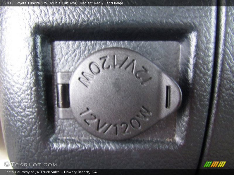 Radiant Red / Sand Beige 2013 Toyota Tundra SR5 Double Cab 4x4