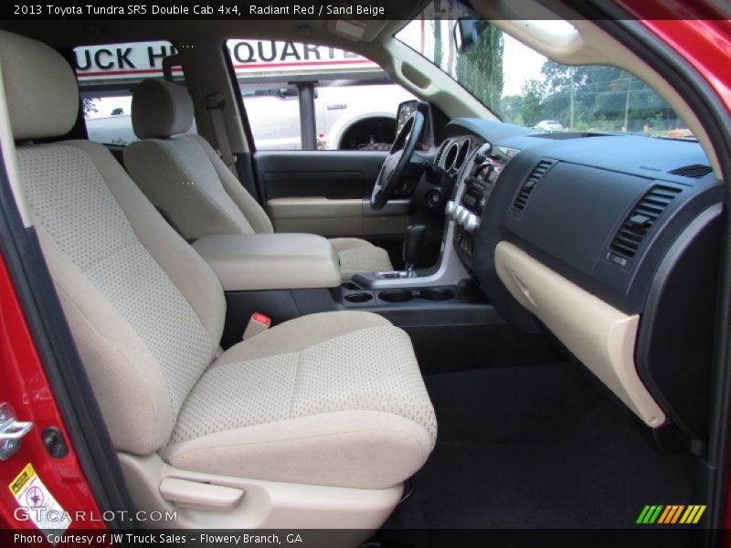 Radiant Red / Sand Beige 2013 Toyota Tundra SR5 Double Cab 4x4