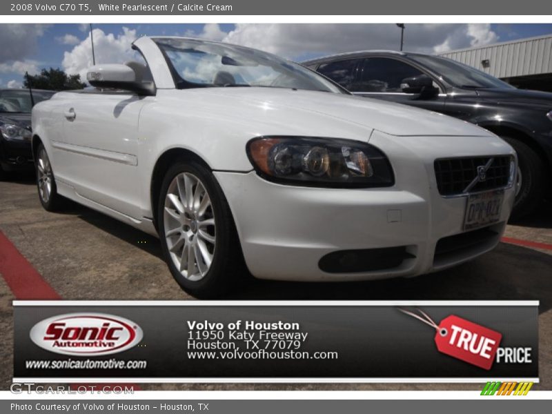 White Pearlescent / Calcite Cream 2008 Volvo C70 T5