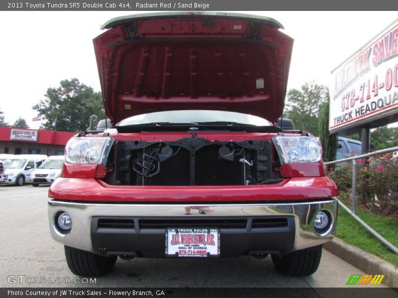 Radiant Red / Sand Beige 2013 Toyota Tundra SR5 Double Cab 4x4