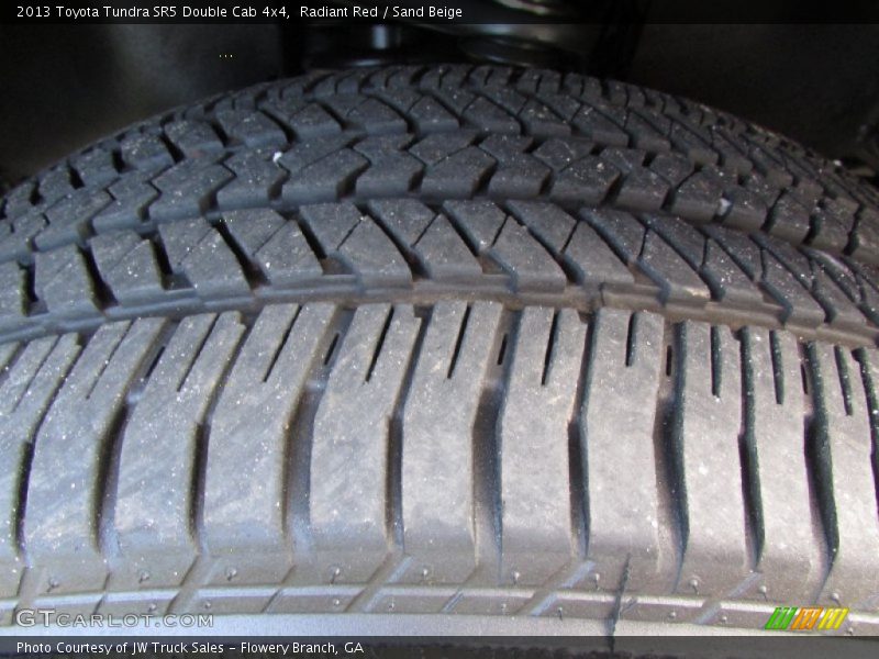 Radiant Red / Sand Beige 2013 Toyota Tundra SR5 Double Cab 4x4