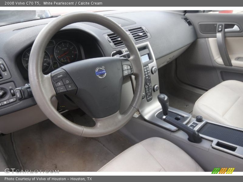 White Pearlescent / Calcite Cream 2008 Volvo C70 T5