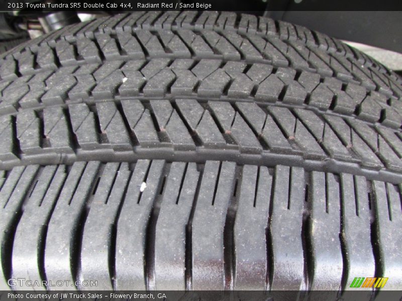 Radiant Red / Sand Beige 2013 Toyota Tundra SR5 Double Cab 4x4