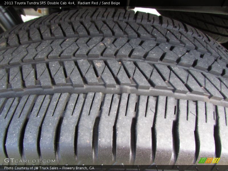 Radiant Red / Sand Beige 2013 Toyota Tundra SR5 Double Cab 4x4