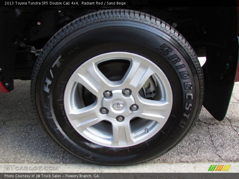 Radiant Red / Sand Beige 2013 Toyota Tundra SR5 Double Cab 4x4