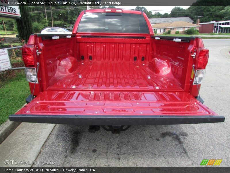 Radiant Red / Sand Beige 2013 Toyota Tundra SR5 Double Cab 4x4