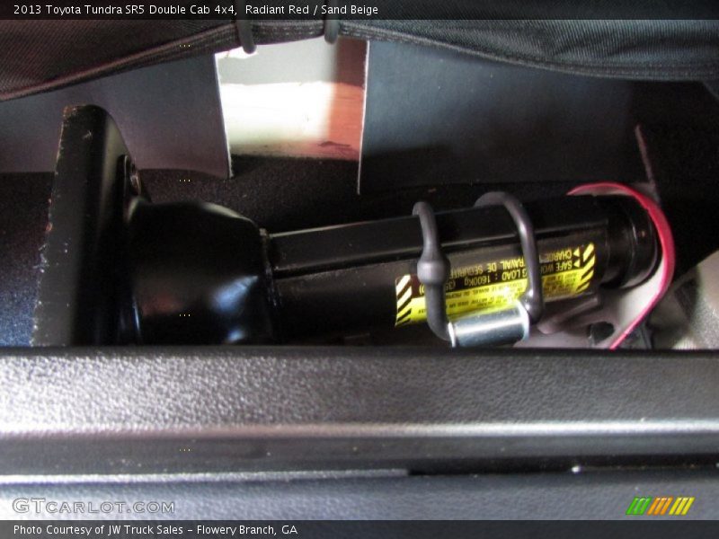 Radiant Red / Sand Beige 2013 Toyota Tundra SR5 Double Cab 4x4